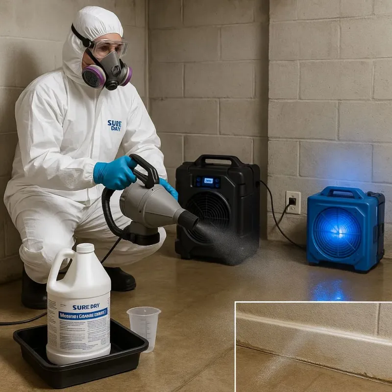 Sanitization and Odor Removal process in Port Wentworth, GA